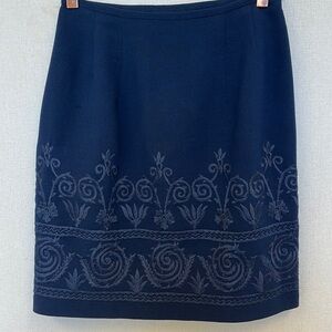 Francess & Rita • Navy Career Skirt • Sz 6